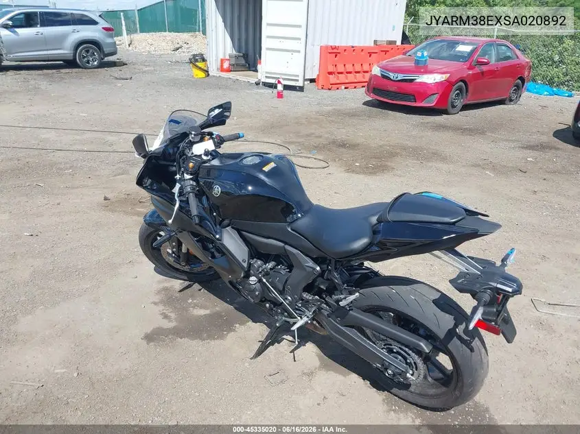 2025 Yamaha Yzfr7 VIN: JYARM38EXSA020892 Lot: 45335020