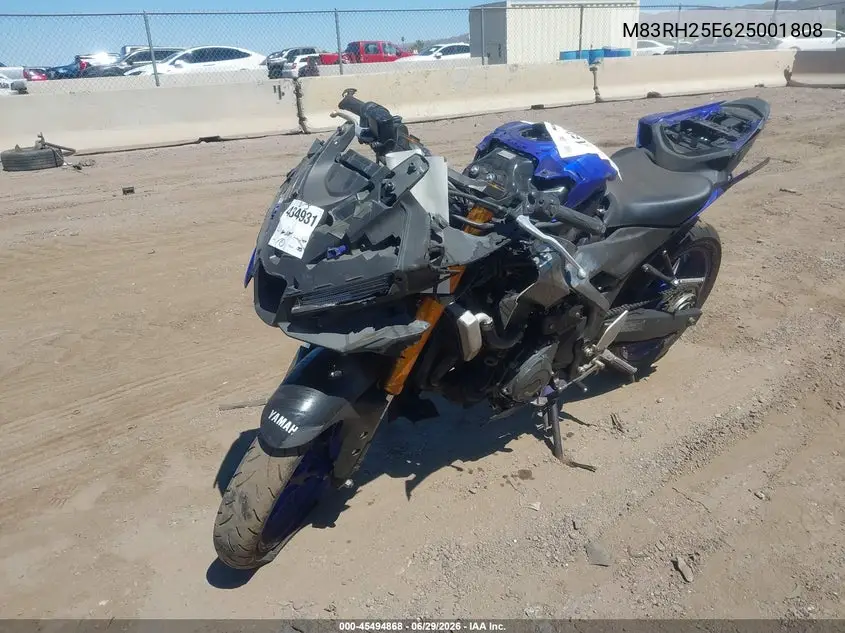 2025 Yamaha Yzfr3 VIN: M83RH25E625001808 Lot: 45494868