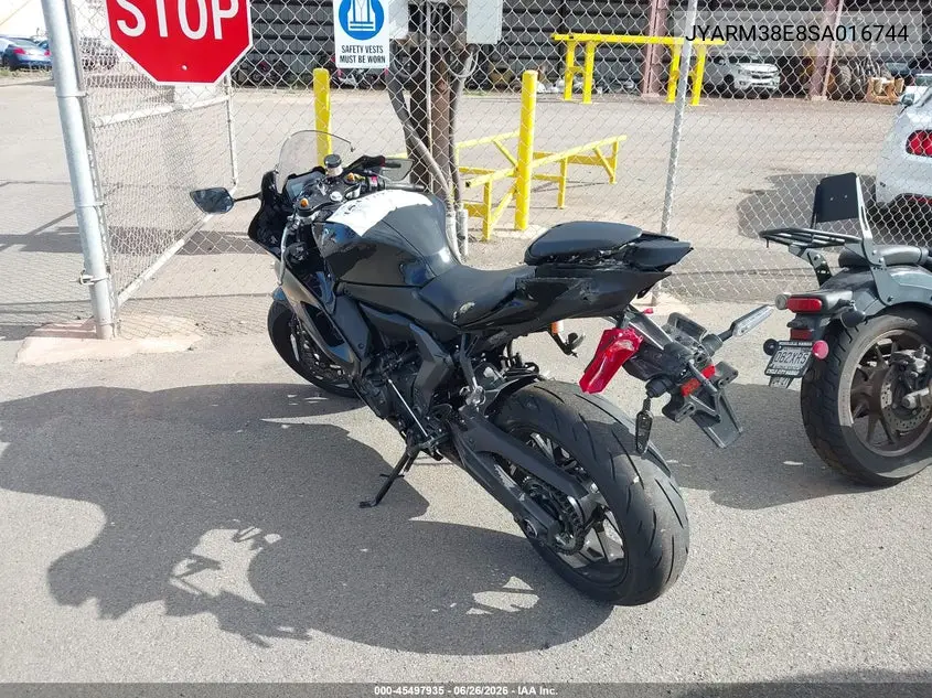 2025 Yamaha Yzfr7 VIN: JYARM38E8SA016744 Lot: 45497935