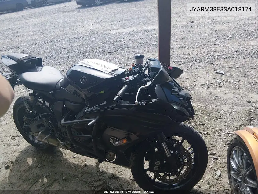 2025 Yamaha Yzfr7 VIN: JYARM38E3SA018174 Lot: 45530579