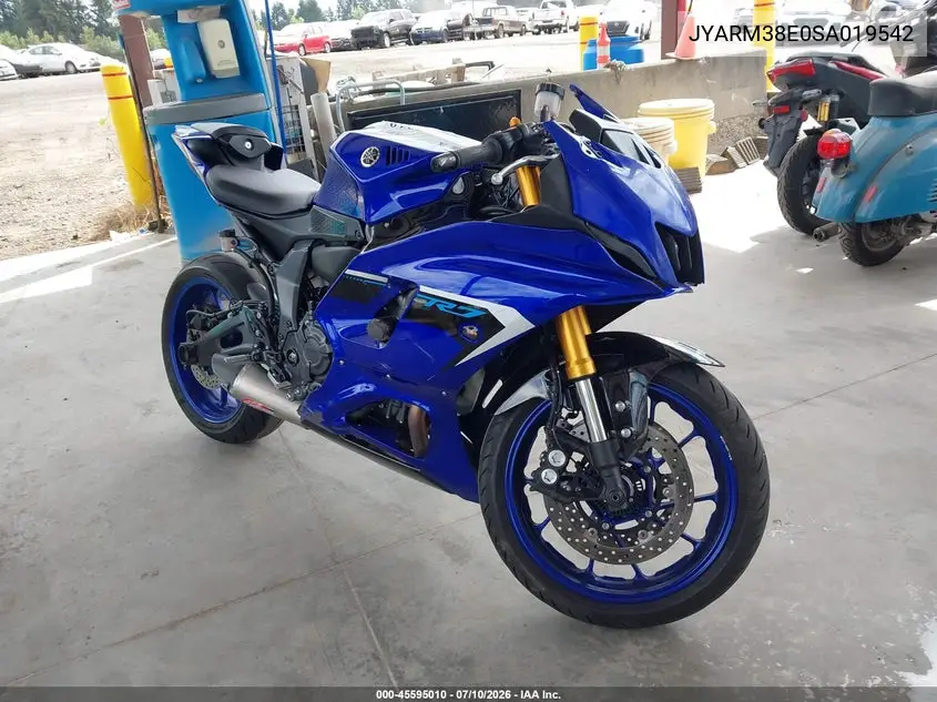 2025 Yamaha Yzfr7 VIN: JYARM38E0SA019542 Lot: 45595010
