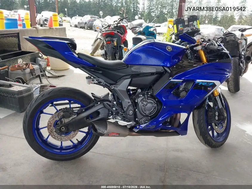 2025 Yamaha Yzfr7 VIN: JYARM38E0SA019542 Lot: 45595010