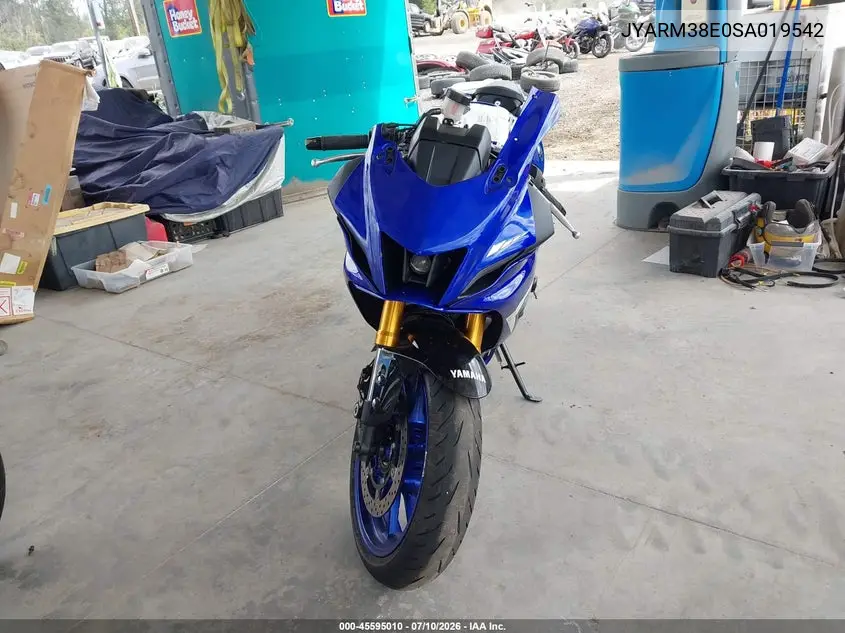 2025 Yamaha Yzfr7 VIN: JYARM38E0SA019542 Lot: 45595010