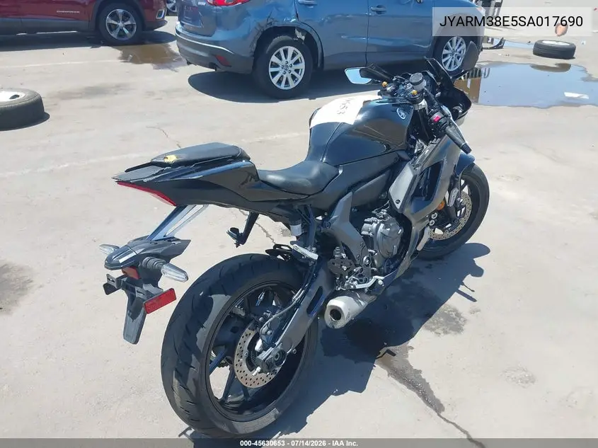 2025 Yamaha Yzfr7 VIN: JYARM38E5SA017690 Lot: 45630653