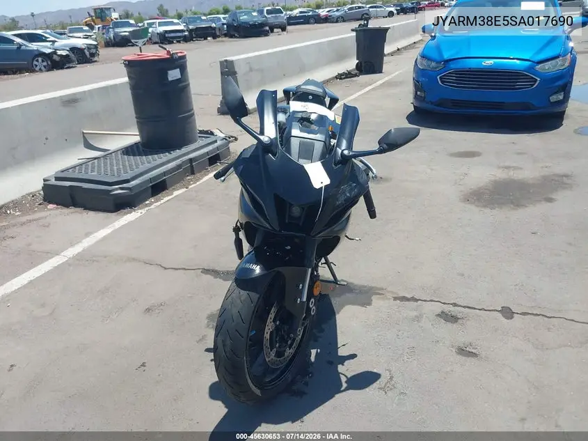 2025 Yamaha Yzfr7 VIN: JYARM38E5SA017690 Lot: 45630653