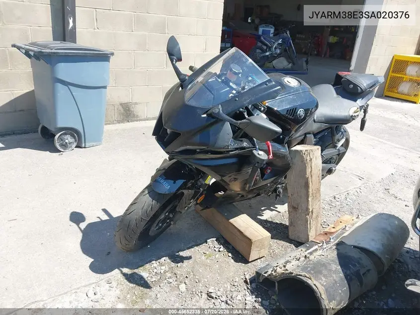 2025 Yamaha Yzfr7 VIN: JYARM38E3SA020376 Lot: 45652335