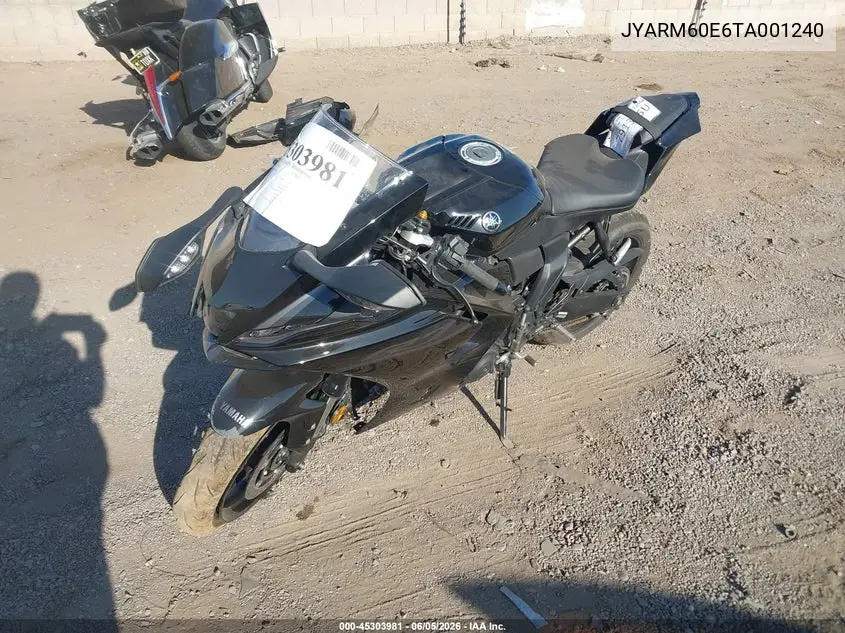 2026 Yamaha Yzfr7 VIN: JYARM60E6TA001240 Lot: 45303981