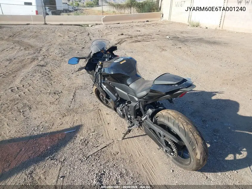 2026 Yamaha Yzfr7 VIN: JYARM60E6TA001240 Lot: 45303981