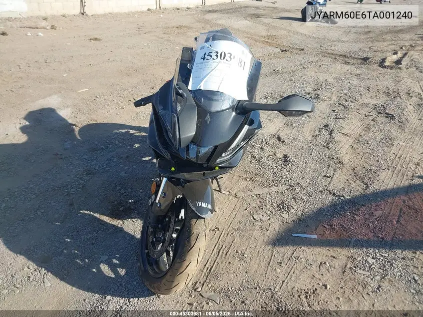 2026 Yamaha Yzfr7 VIN: JYARM60E6TA001240 Lot: 45303981