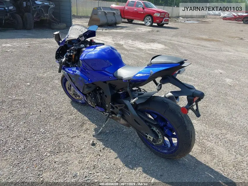 2026 Yamaha Yzf1000 VIN: JYARNA7EXTA001103 Lot: 45358209