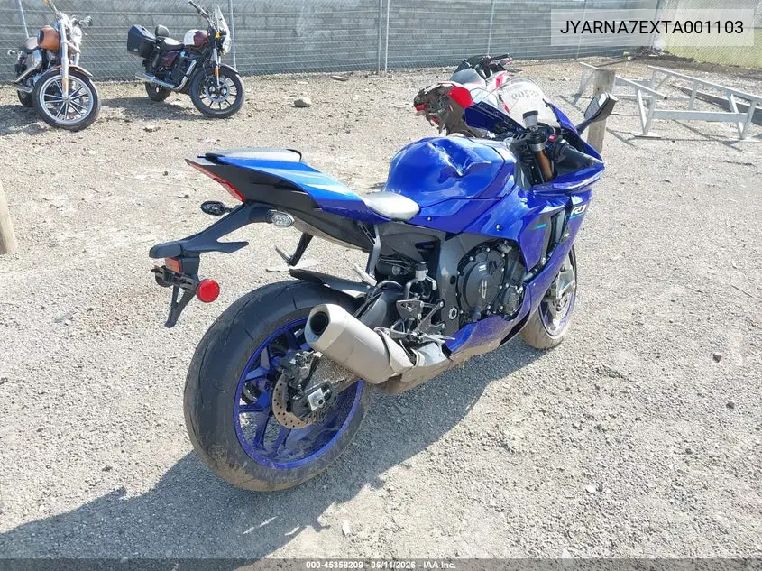 2026 Yamaha Yzf1000 VIN: JYARNA7EXTA001103 Lot: 45358209