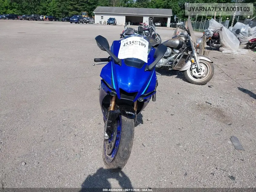 2026 Yamaha Yzf1000 VIN: JYARNA7EXTA001103 Lot: 45358209