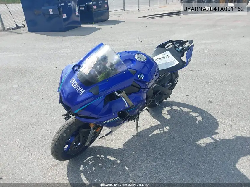2026 Yamaha Yzf1000 VIN: JYARNA7E4TA001162 Lot: 45359612