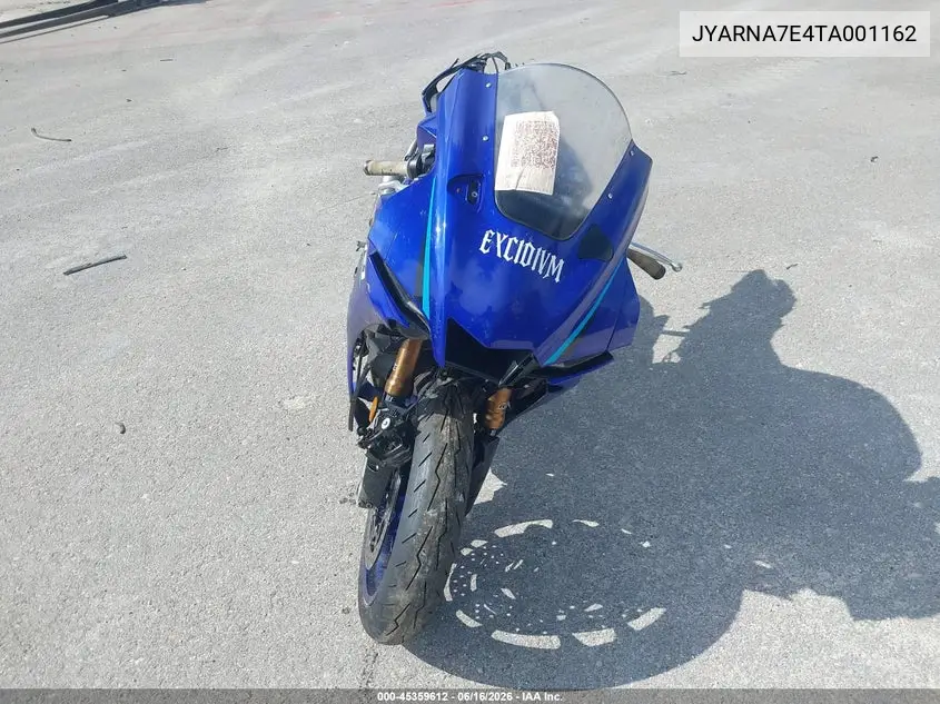2026 Yamaha Yzf1000 VIN: JYARNA7E4TA001162 Lot: 45359612