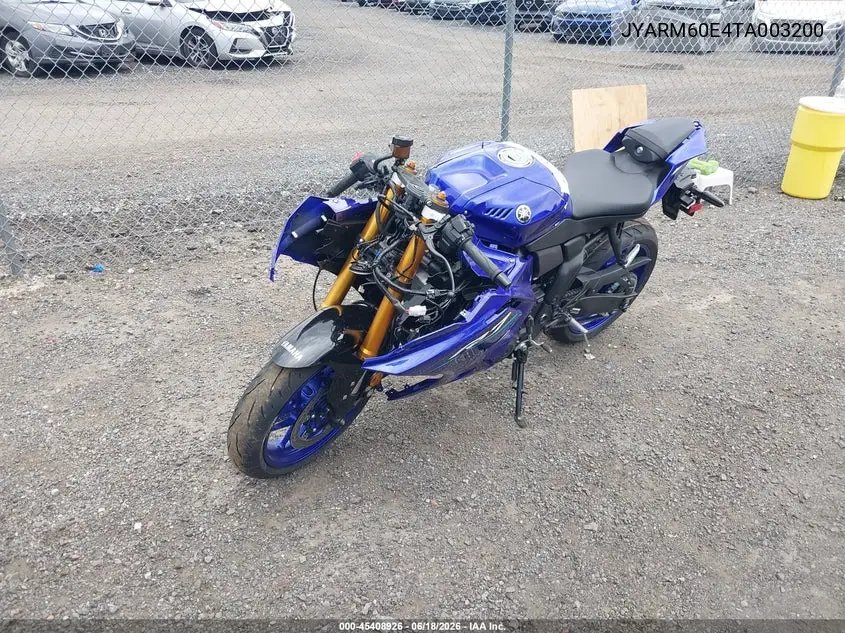 2026 Yamaha Yzfr7 VIN: JYARM60E4TA003200 Lot: 45408926