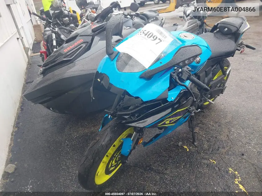 2026 Yamaha Yzfr7 VIN: JYARM60E8TA004866 Lot: 45554097