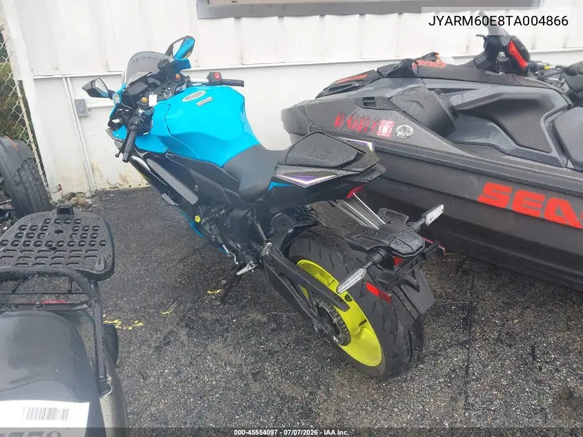2026 Yamaha Yzfr7 VIN: JYARM60E8TA004866 Lot: 45554097