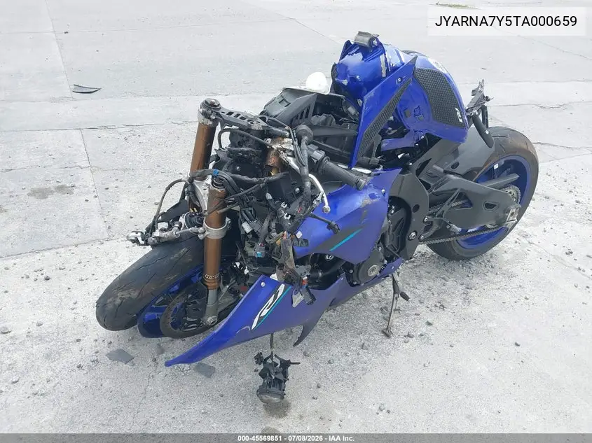 2026 Yamaha Yzf1000 C VIN: JYARNA7Y5TA000659 Lot: 45569851