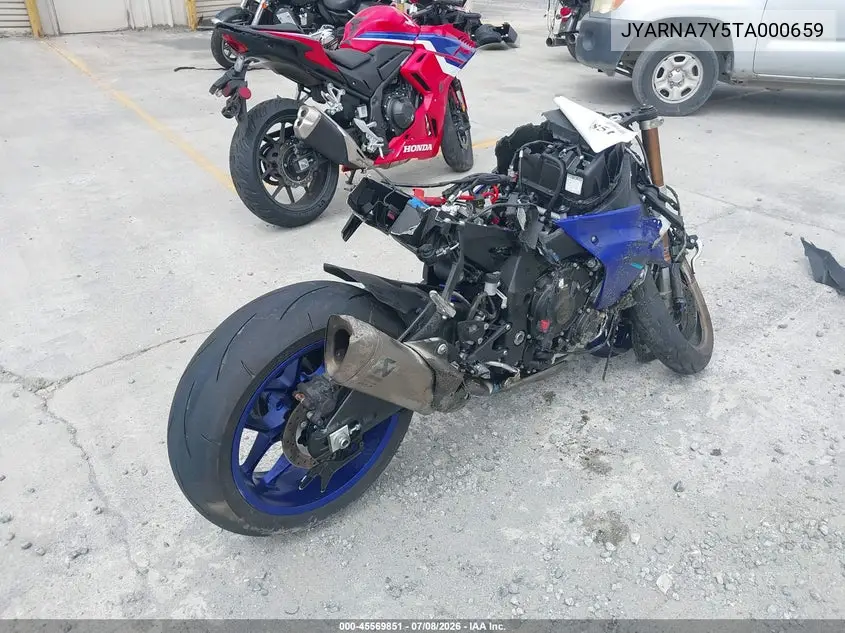 2026 Yamaha Yzf1000 C VIN: JYARNA7Y5TA000659 Lot: 45569851